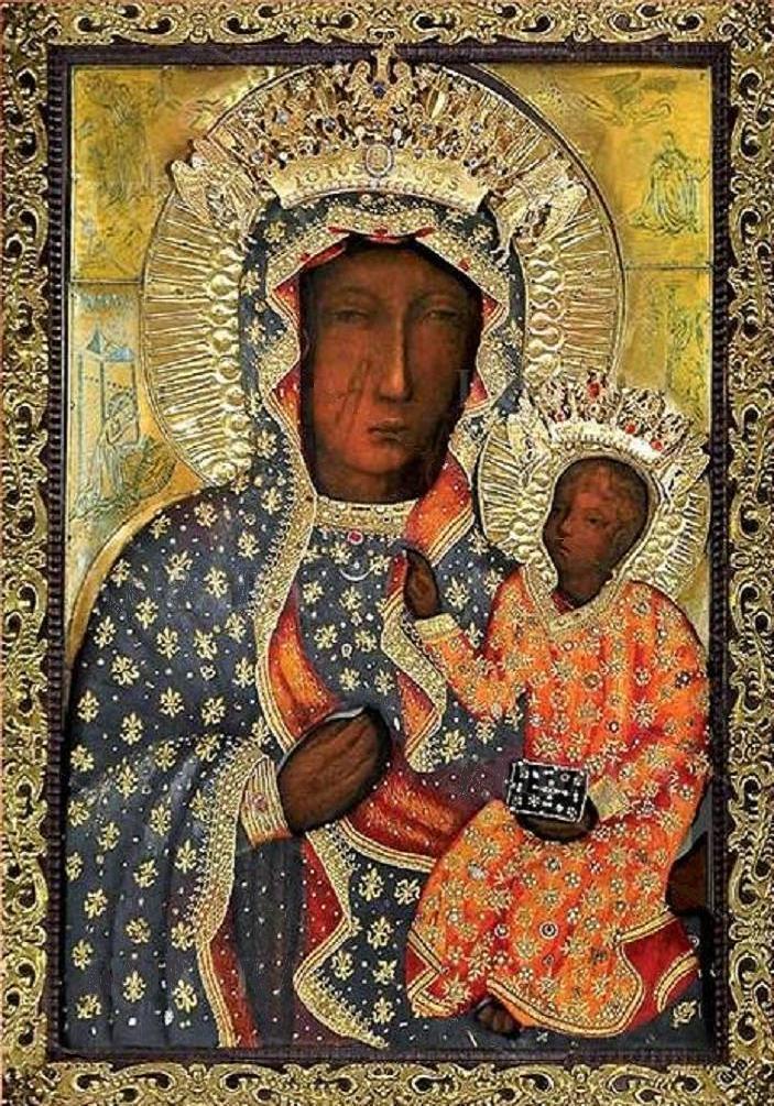 Obraz Matki Bożej Częstochowskiej — sukienka milenijna