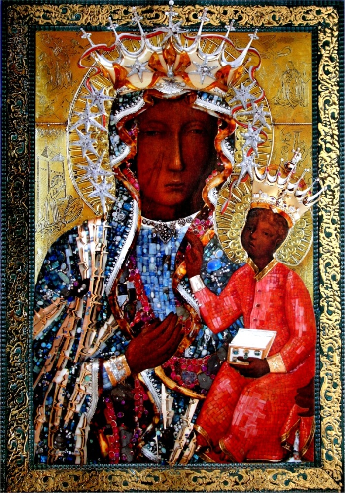 Obraz Matki Bożej Częstochowskiej — sukienka wdzięczności